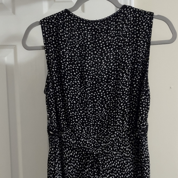 Motherhood maternity Dress with Pink Ribbon on the Empire waist Midi Dress - Picture 2 of 7